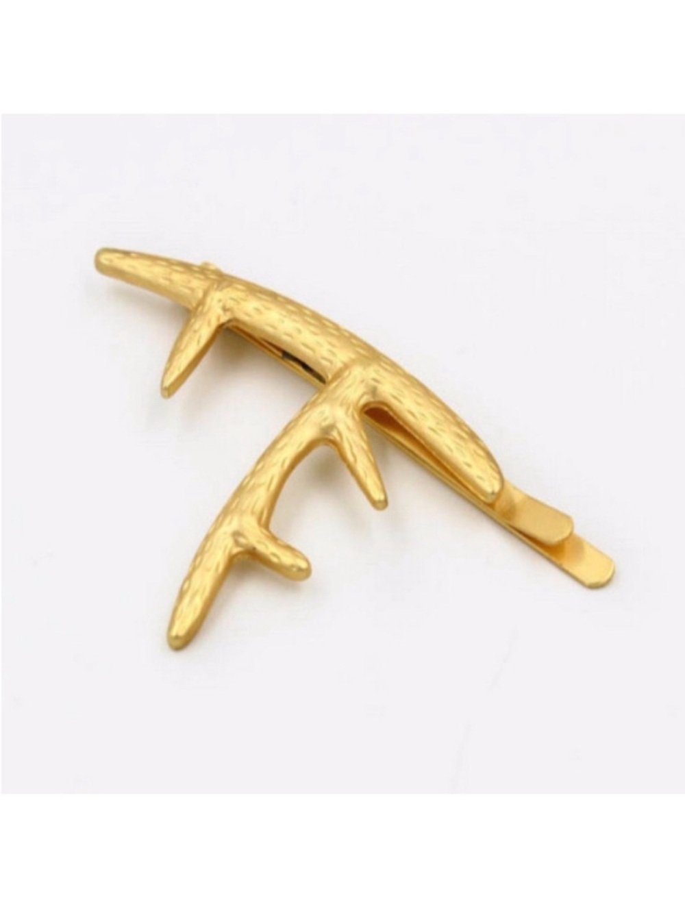 BOUTIQUE Gold Deer Antler Hair Clip - Picture 7 of 10